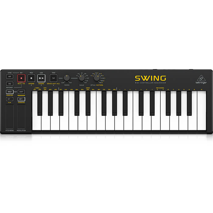 SWING_P0E2V_Top_XL Behringer SWING SB MIDI Controller Keyboard - Image 1