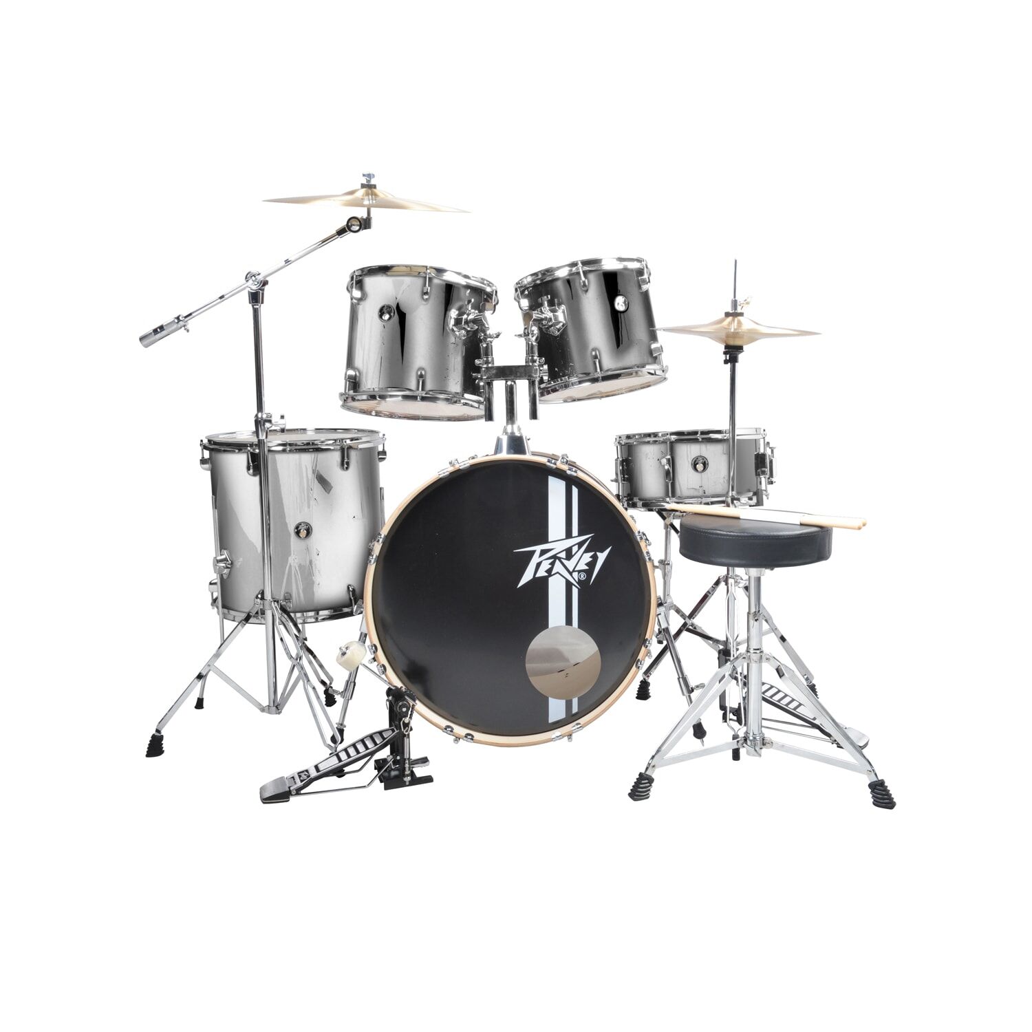 Peavey Acoustic 5-Piece Drum Set - Image 1