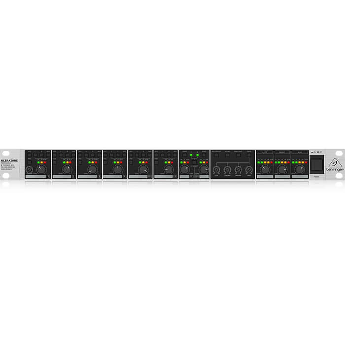 Behringer ZMX8210 V2 Professional 8 Channel 3-Bus Mic/Line Zone Mixer - Image 1