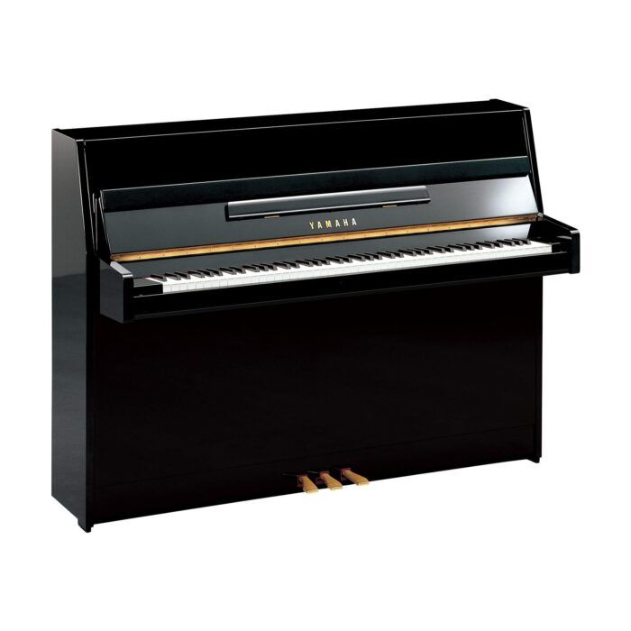 Yamaha JU109 PE Polished Ebony Upright Piano - Image 1